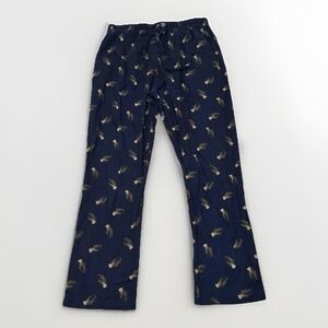 Polo RALPH‎ LAUREN Mens Large Pj Pants Bow Tie Holiday Tuxedo Bear Lounge Cozy